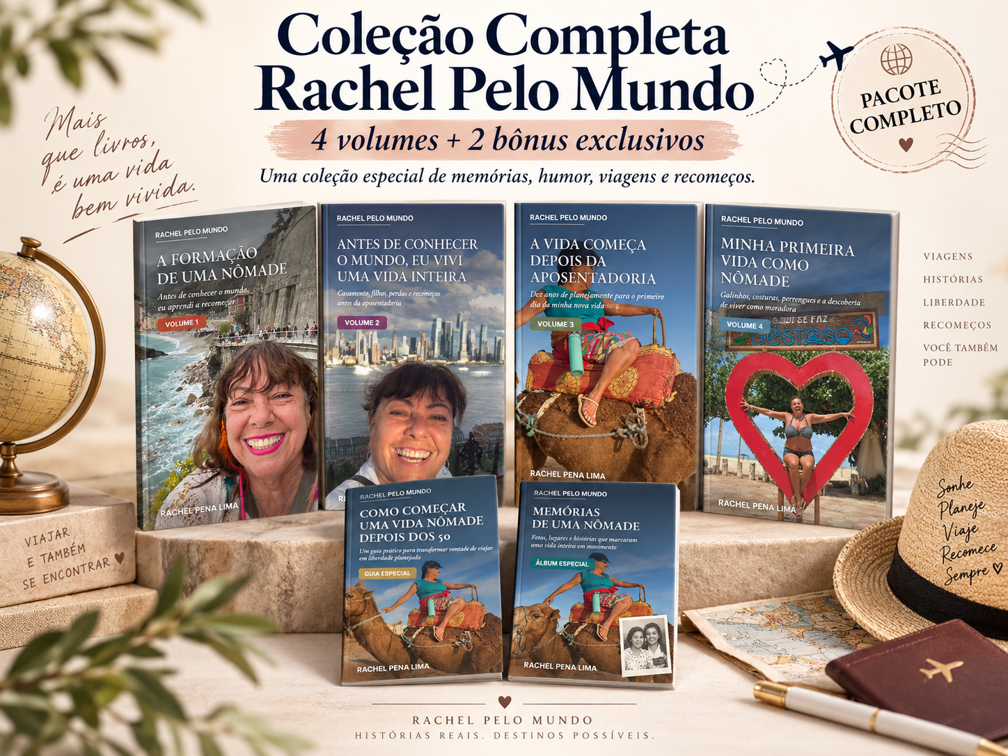 Capa do pacote Coleção Completa Rachel Pelo Mundo